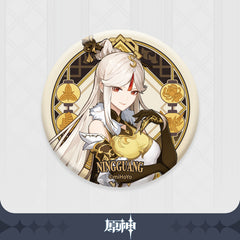 Insignia de hojalata de la serie temática del puerto