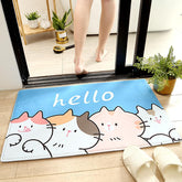 Alfombra de franela con dibujos animados nuevos