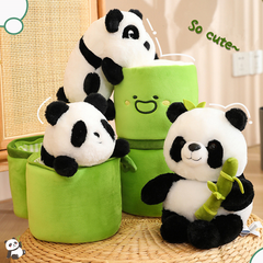 Kawaii Bambusrohr Panda Plüschtier