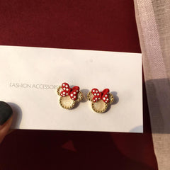 Creative Bow-knot Mickey Earrings