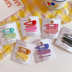 Pinzas para el cabello lindas y sencillas