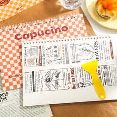 Libro de papel de liberación a doble cara de la serie Food