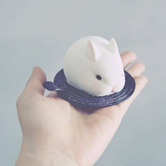 Molde de silicona para pastel con forma de mini conejito