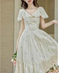 Vestido romántico de princesa Camellia Snowspring