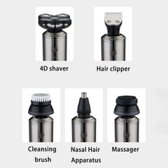 5in1 Waterproof Rechargeable Cordless Beard Trimmer