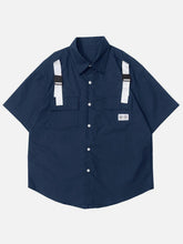 Multi Pockets Strap Shirt