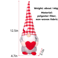 Herz-Gnom-Puppe, Dekoration, Ornament