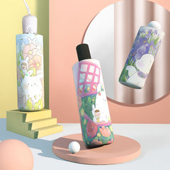 Niedlicher Häschen-Sonnenschirm zum Zusammenklappen