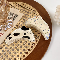 Rhinestone Detail Cartoon Dog Design Hair Paws