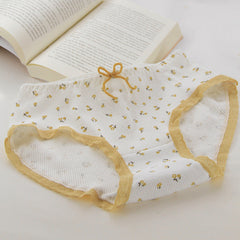 Yellow Flower Girl's Panties