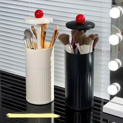 Automatic Pop-Up Cylindrical Makeup Brush Organizer