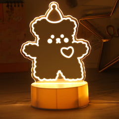 Cute 3D Acrylic Lamp