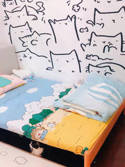 Tapiz de gato súper lindo