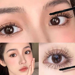 Máscara de pestañas de tubo plateado pequeño