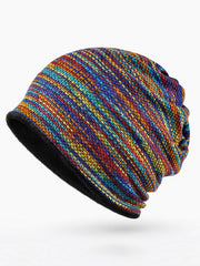 Plaited Plush Color Cotton Hood