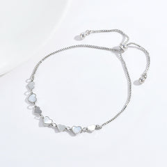 Heart Adjustable Pull-out Bracelet