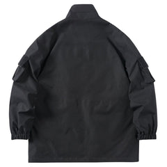Functional Irregular Pocket Jacket