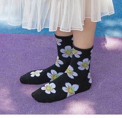 Süße Sonnenblumensocken