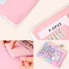 A6-Tagebuch mit transparentem Einband