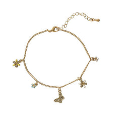 Pulsera de mariposa dulce kawaii