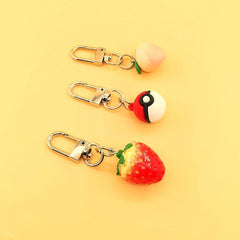 Llavero de fruta kawaii