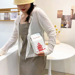 Creative Personality Printed Shoulder Bag