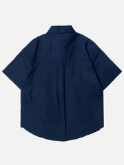 Multi Pockets Strap Shirt