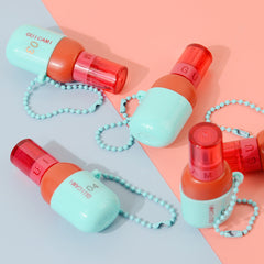 Mini llavero de brillo labial