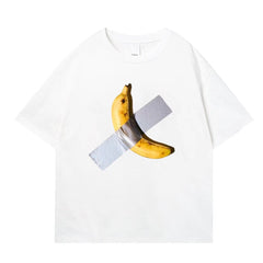 Camiseta corta divertida de plátano