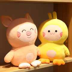 Peluches de animales con forma de pata de pato