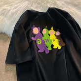 Linda camiseta de los Teletubbies con toalla bordada