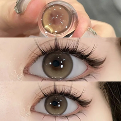 Tender and Light Brown 14.5mm Contact Lenses(6months wear)