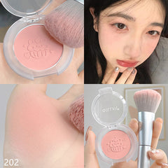 Lindo rubor monocromático en bruma suave