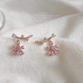Pink Plum Blossom Earring
