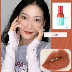 Mini llavero de brillo labial