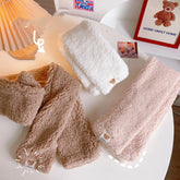 Bufanda de oso de peluche de dibujos animados