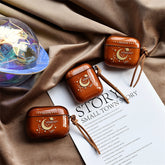 Estuche para Airpods con diseño de planeta lunar y dibujos animados