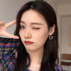 Star Angel Wings Asymmetrical Earrings