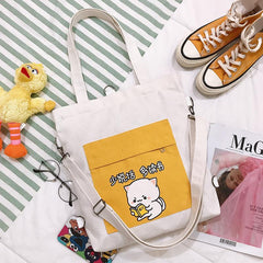 Multi-purpose Cat Learning Tote Bag