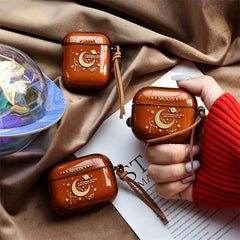 Estuche para Airpods con diseño de planeta lunar y dibujos animados