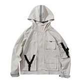 Retro Hooded Workwear Jacket
