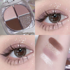 Fine Shimmering Pearlescent Four-Color Eyeshadow