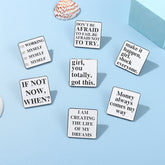 Pines de la serie del alfabeto inglés