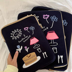 Bolsa para iPad y portátil con diseño de pastel de amor