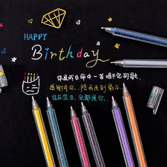 Bolígrafo de gel brillante COLNK Change (8 unidades)