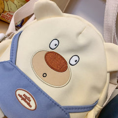 Bolso de hombro con diseño de oso para niñas