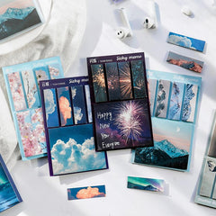 Notas adhesivas de la serie Fragmentos de paisaje