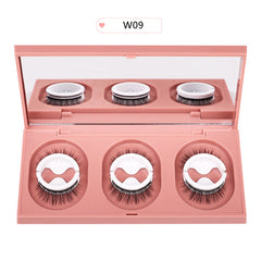 Kleberfreie selbstklebende falsche Wimpern * 3 Paare