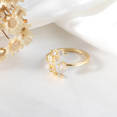 Kawaii Moon Adjustable Ring