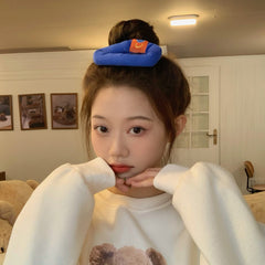 Cute Bubble Sponge Face Wash Hairpin